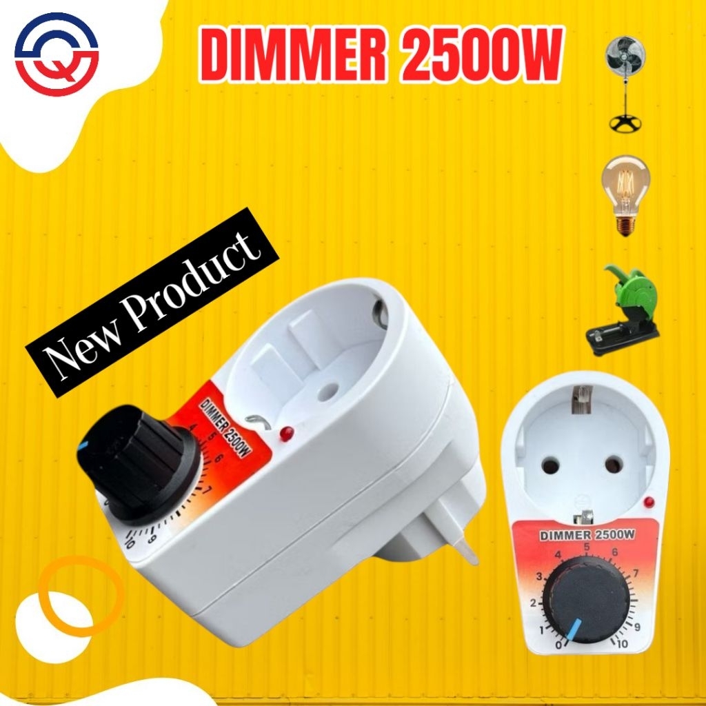 Dimmer 2500W Alat Pengatur Kecepatan Gerinda Bor Kipas Dinamo Listrik AC220V/ Dimmer 2500 Watt