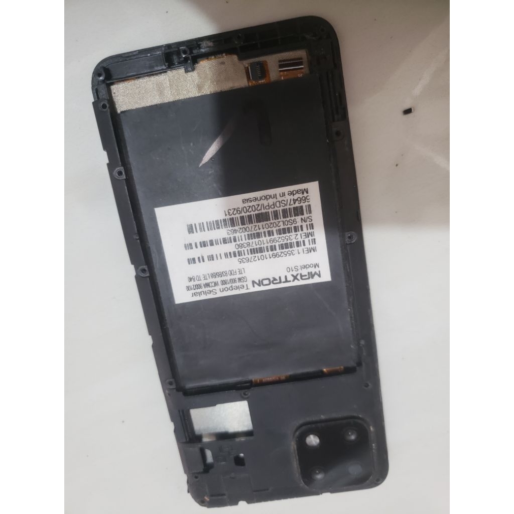 Lcd Tc Hp Maxtron s10 lite Minus Tc retak sentuh normal