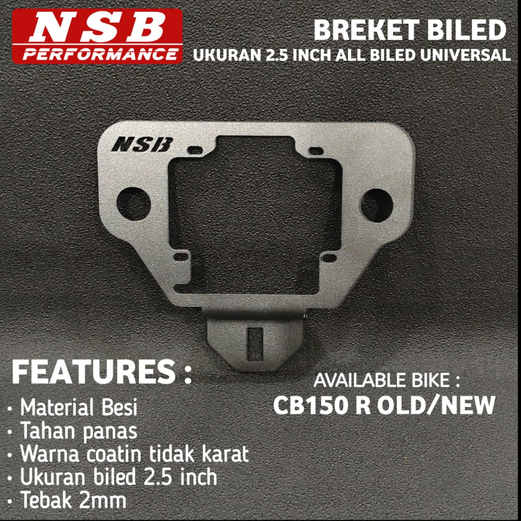 Bracket Dudukan Lampu Biled Projie 2.5 Inch HID CB150 R New Mj55