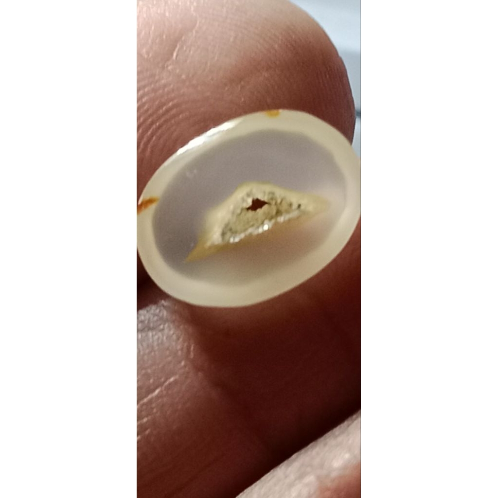 batu akik natural combong serambut kode 502