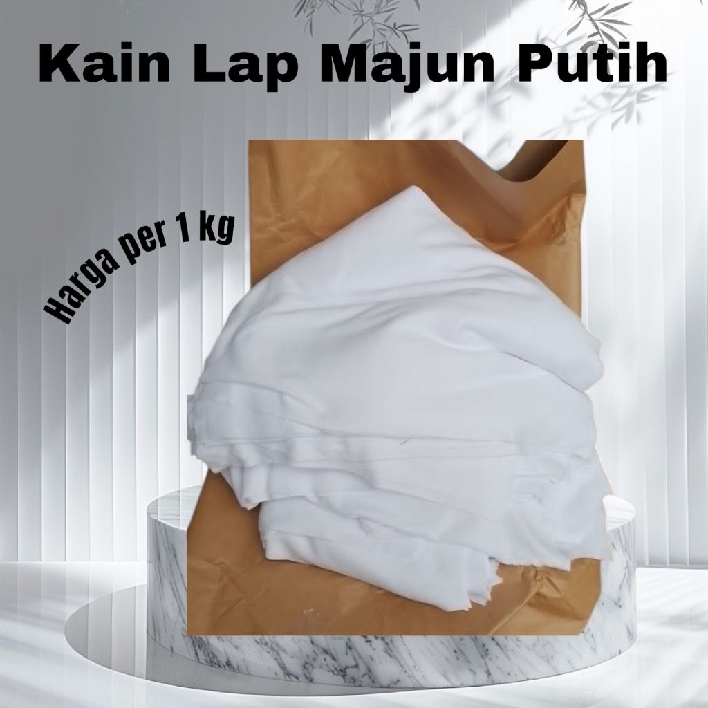 kain lap majun putih kaos katun harga per 1 kg
