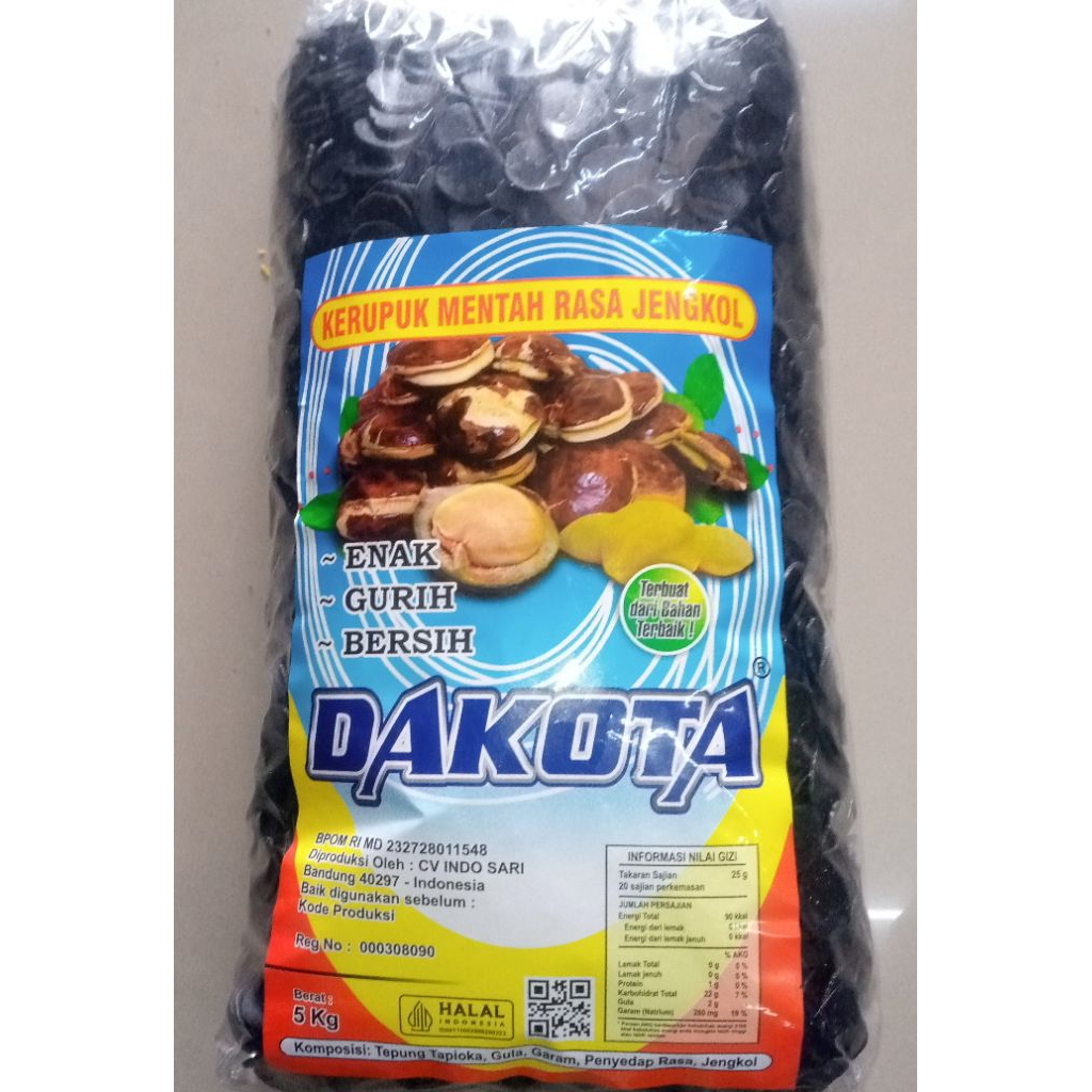 kerupuk jengkol mentah 5 kg