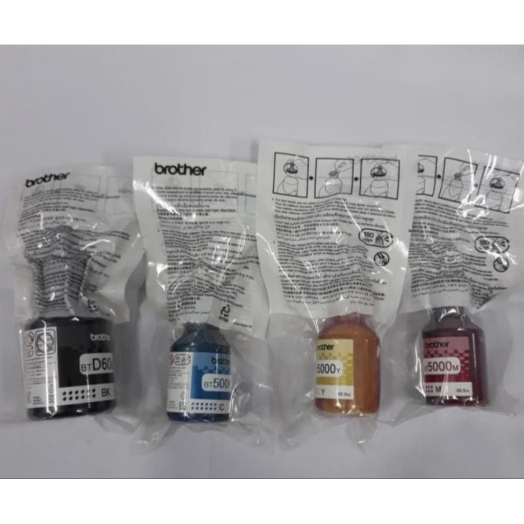 TINTA PRINTER BROTHER BT 5000 BTD60 T310 T510 T 710  LOSEPACK 1 SET