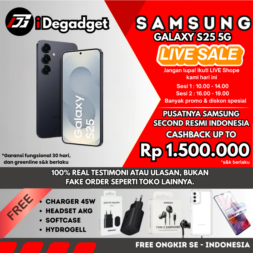 SEIN | Samsung Galaxy S25 12/512 256GB | S24 8/512 256GB 5G Second Original Resmi