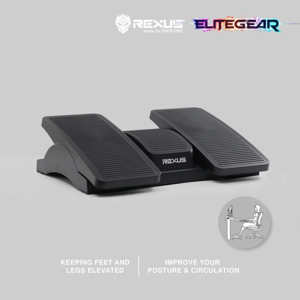 Rexus Ergonomic Footrest Angle Pedestal