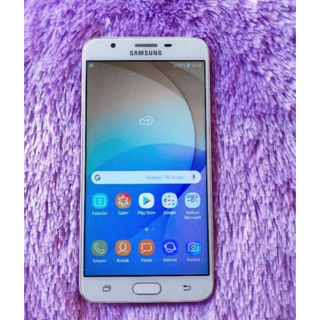 Samsung J7 prime handphone second berkualitas kondisi normal semuanya siap pake ram 3/32