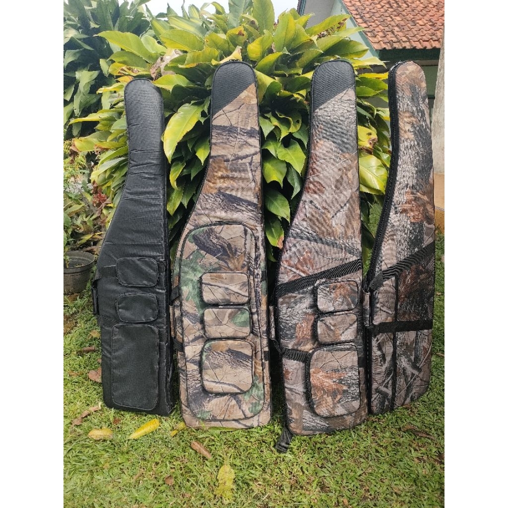 tas camo hitam tebal