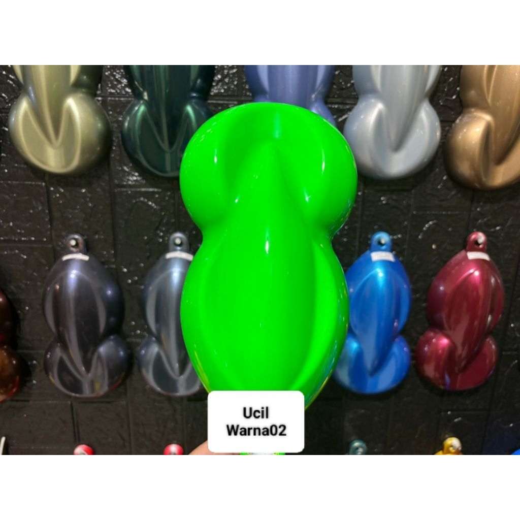 cat stabilo hijau bahan pu/cat stabilo green bahan pu