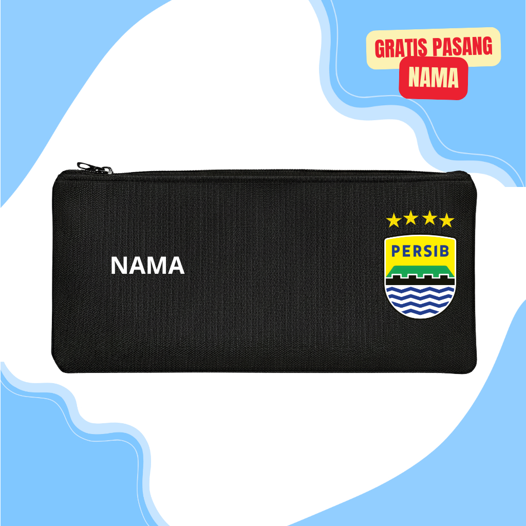 Tempat Pensil Anak Laki Laki  Logo Team Sepak Bola Custom Gambar Free Nama