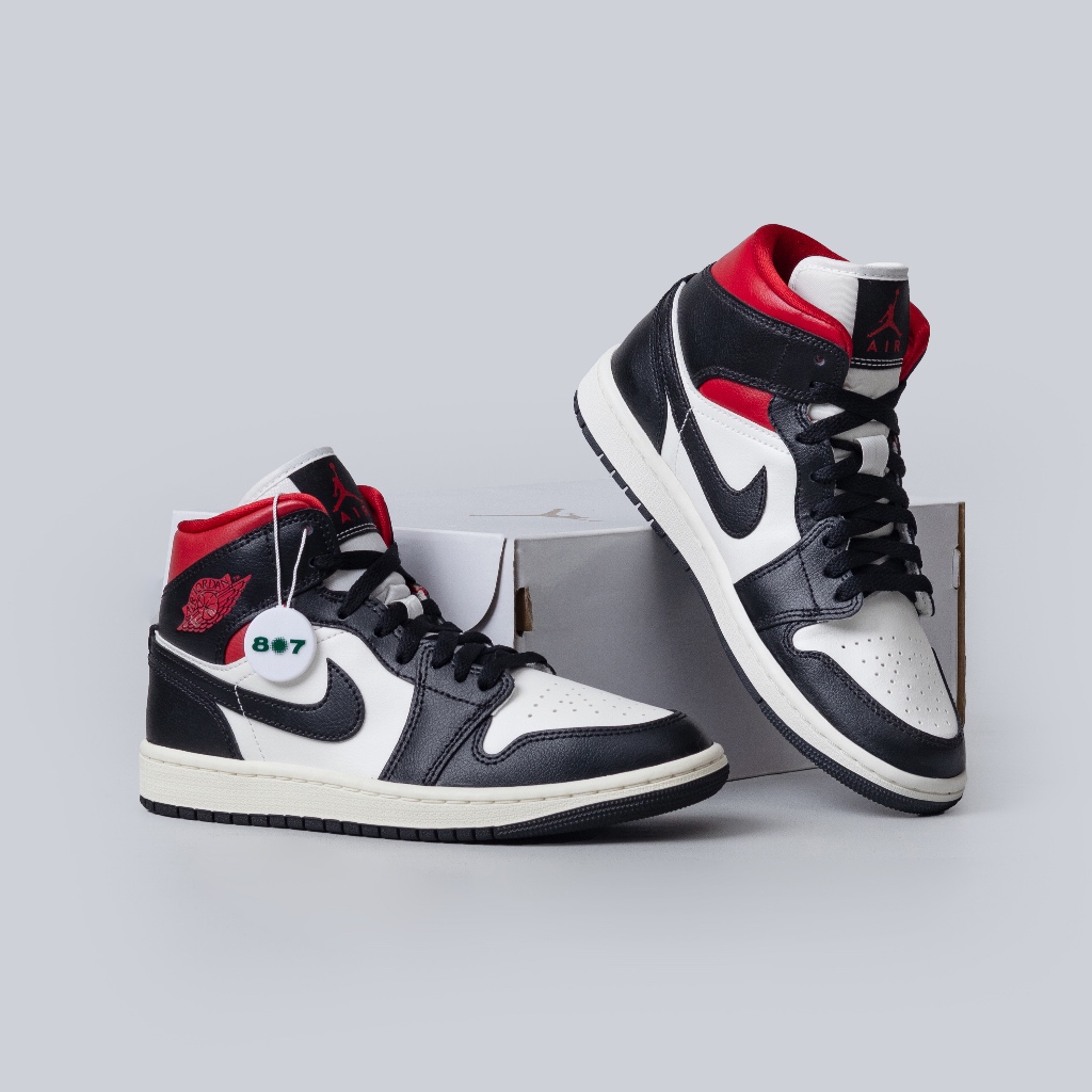 Air Jordan 1 Mid Gym Red Panda