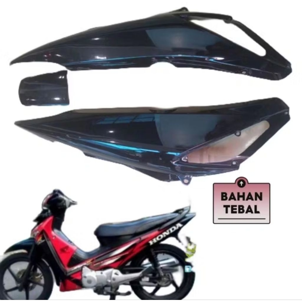 Bodi Supra x 125 lama karbu warna hitam 2005-2008