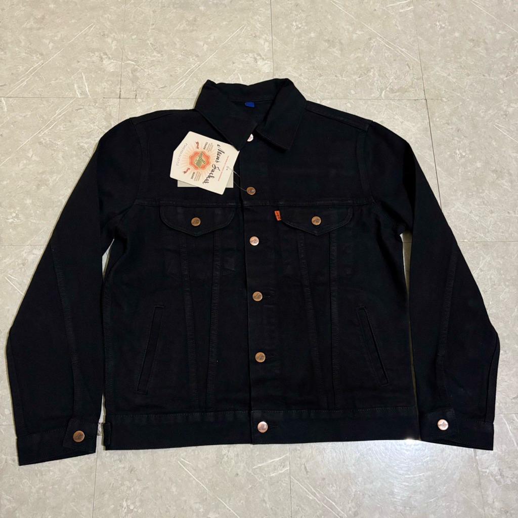 Jaket denim pria lea original 211.84.01