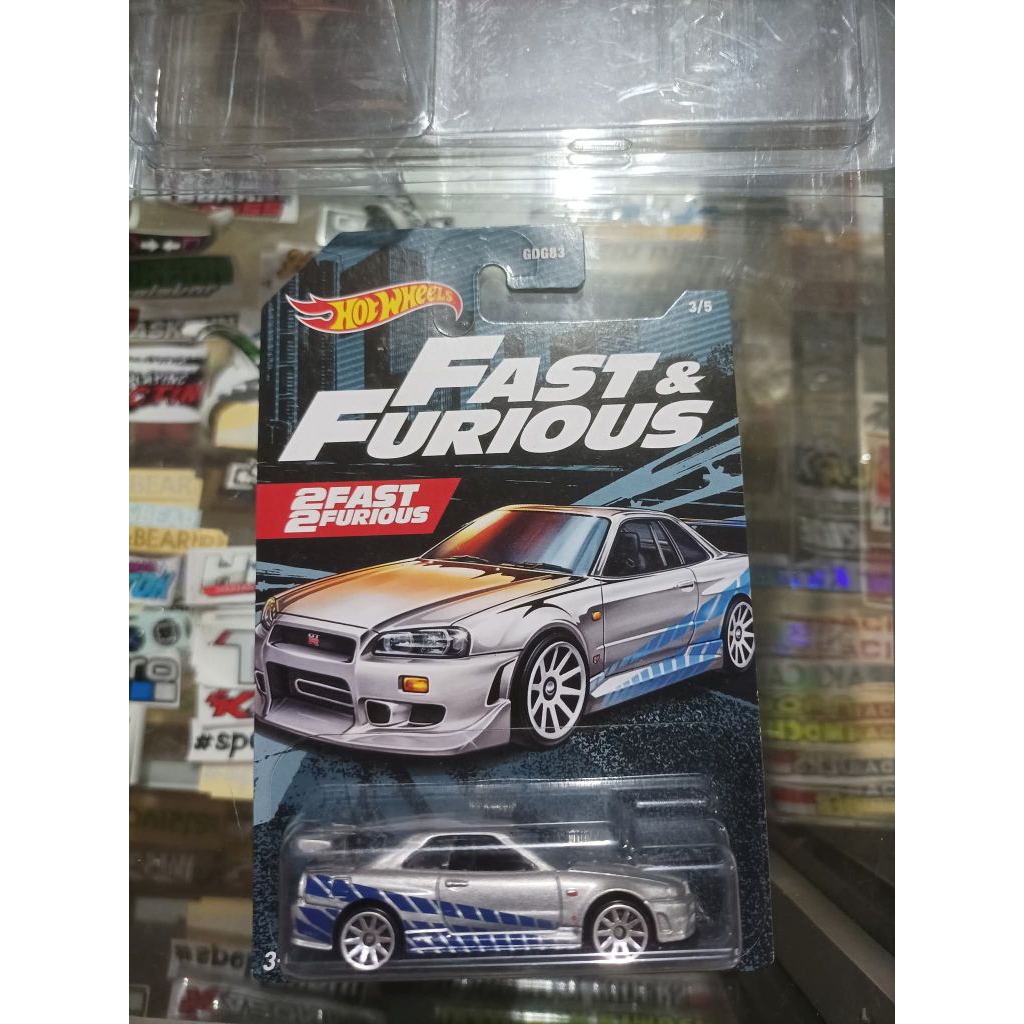 hotwheels fast & furious Nissan skyline R34