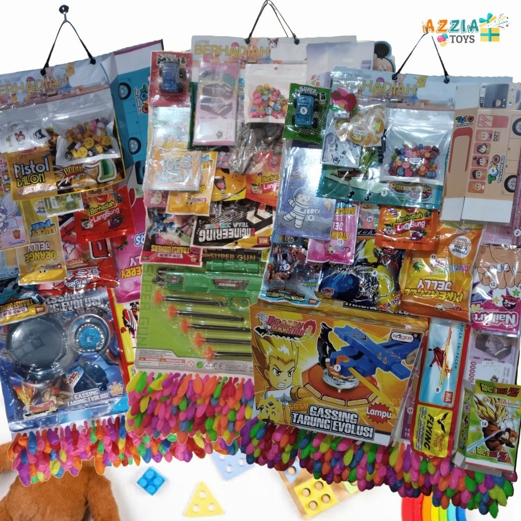 Lotre Cabutan Balon Berhadiah 150-200pcs Semua Dapat Hadiah Ecer Rp.1000/pcs