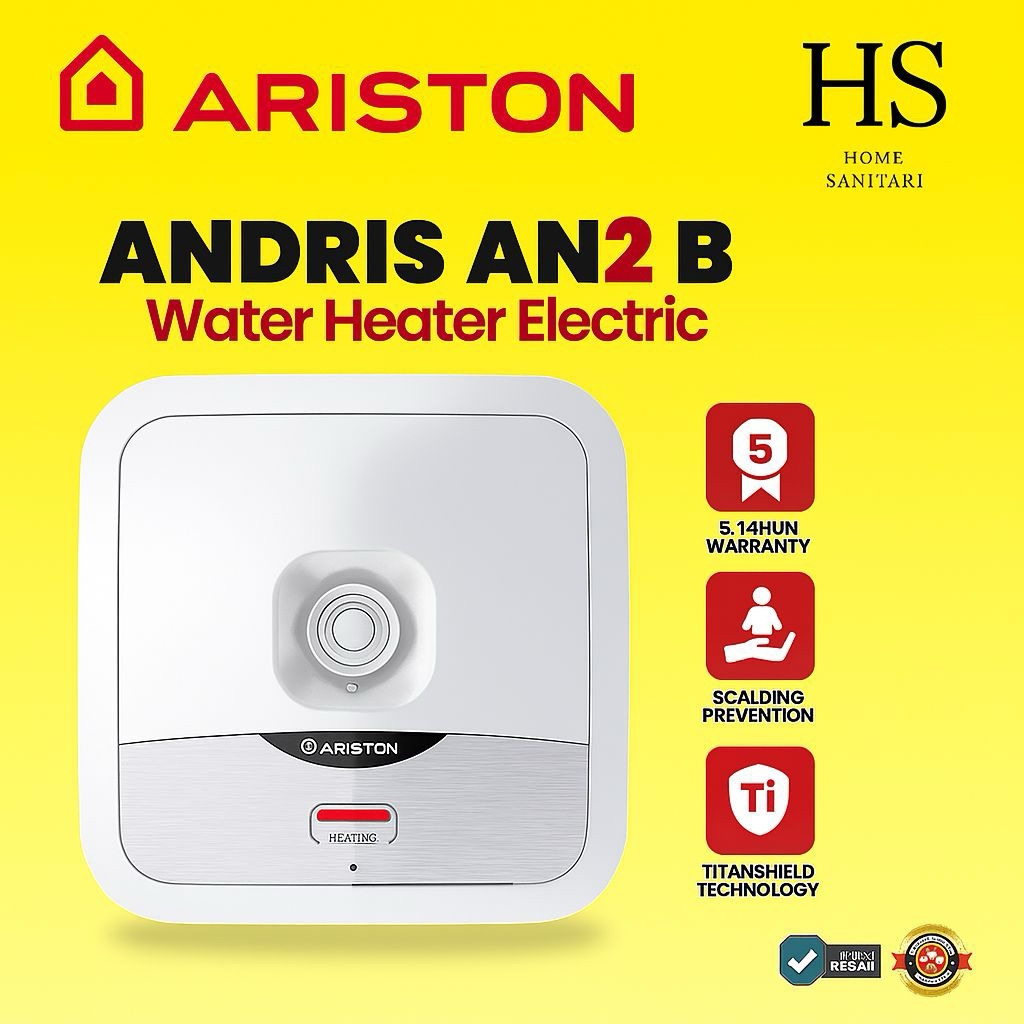 WATER HEATER LISTRIK ARISTON 10L/15L/30L LITER ANDRIS 2 / PEMANAS AIR AN2 10B/15B/30B ARISTON