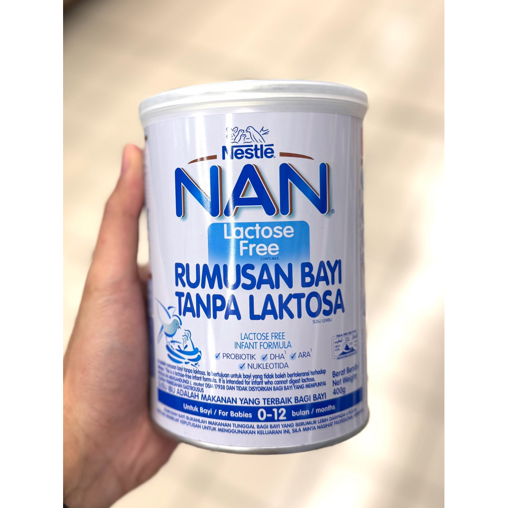Nestle NAN Lactose Free susu rumusan bayi tanpa Laktosa 0-12 bulan @400gr