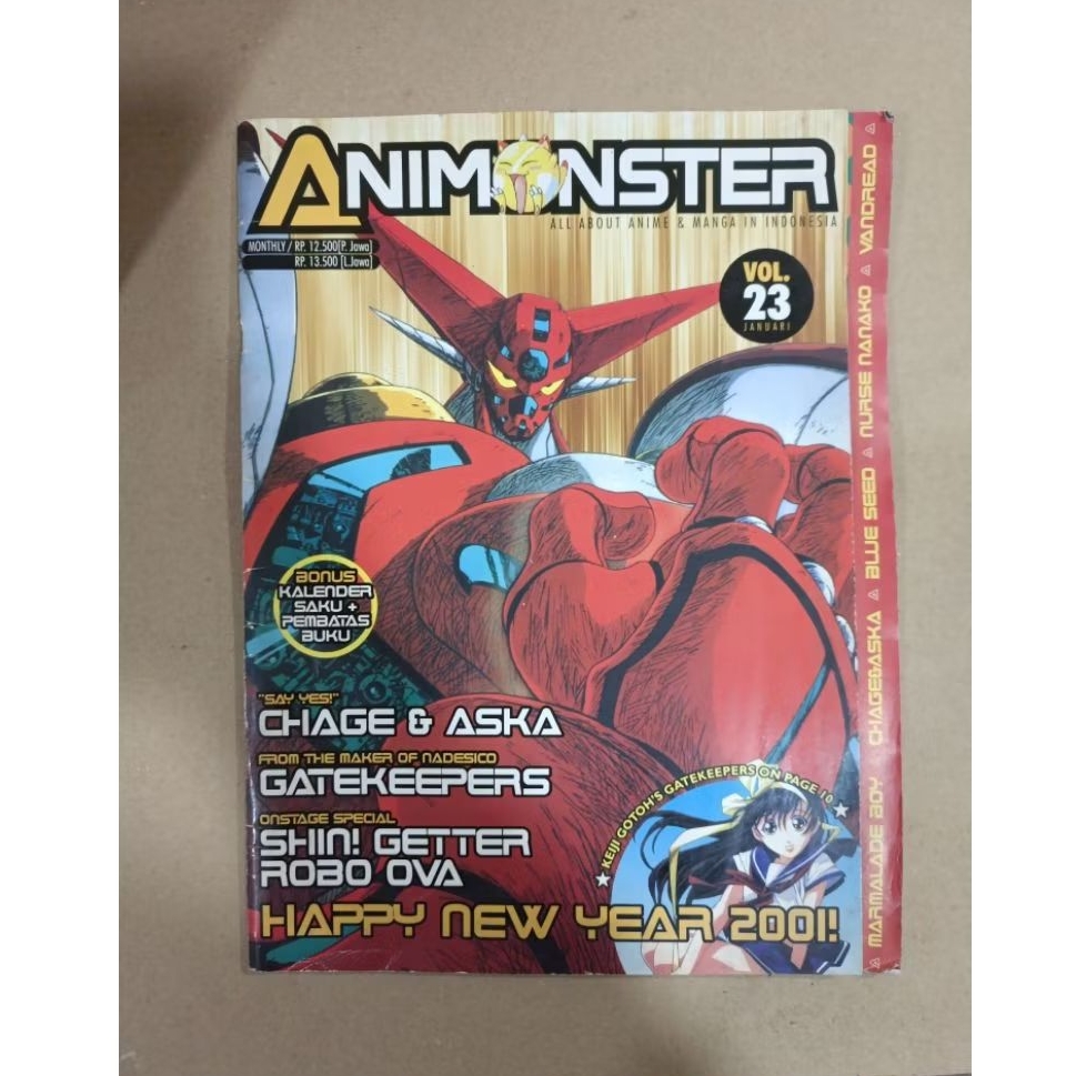 Majalah Animonster edisi Januari, Vol. 23