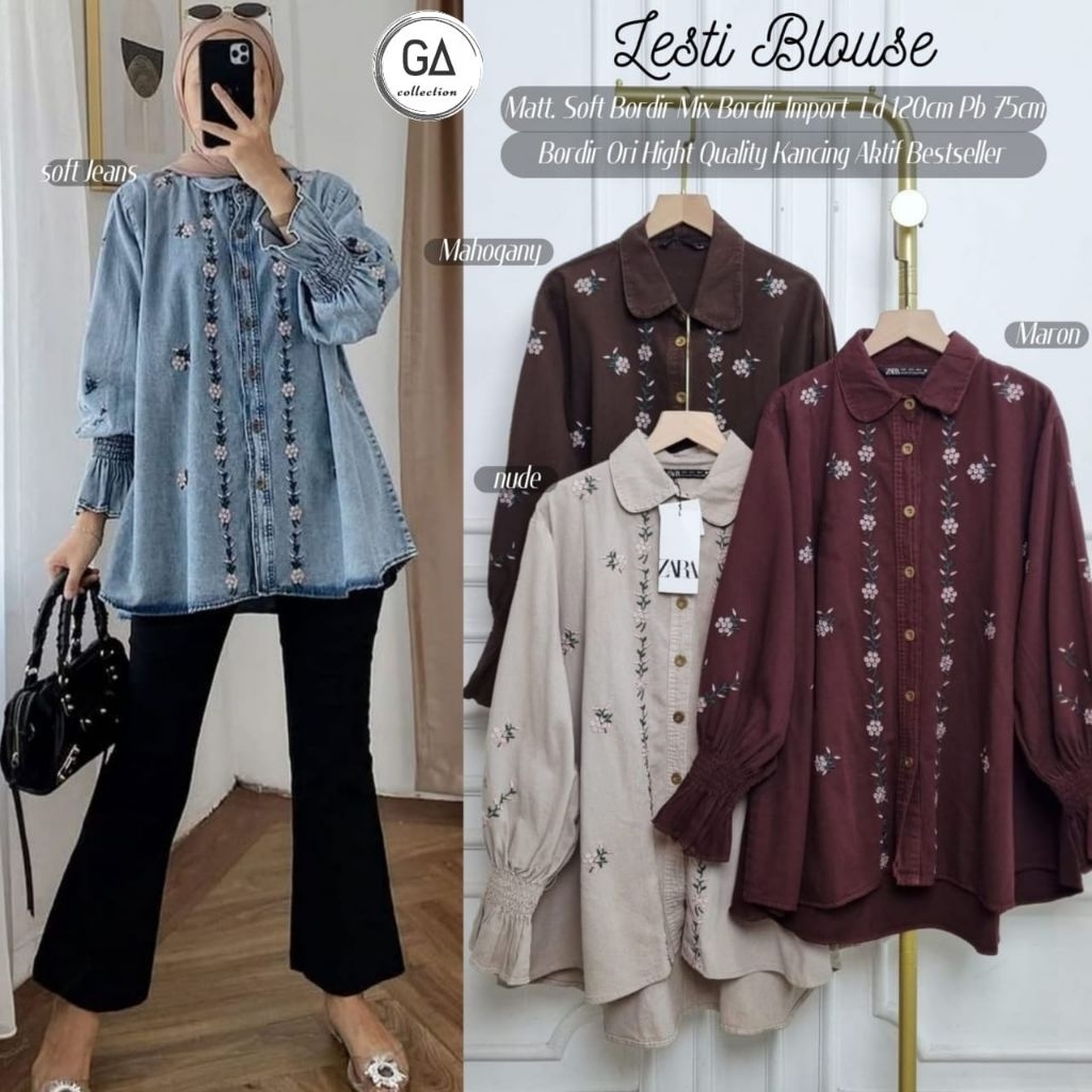 LESTI BLOUSE (ADA JUMBO) SOFTJEANS LABEL ZARA