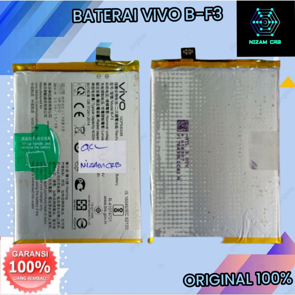 Baterai Battery Batre Vivo Y91 Y91C Y93 Y95 Baterai Vivo B-F3 Baterai Original Copotan ( second )