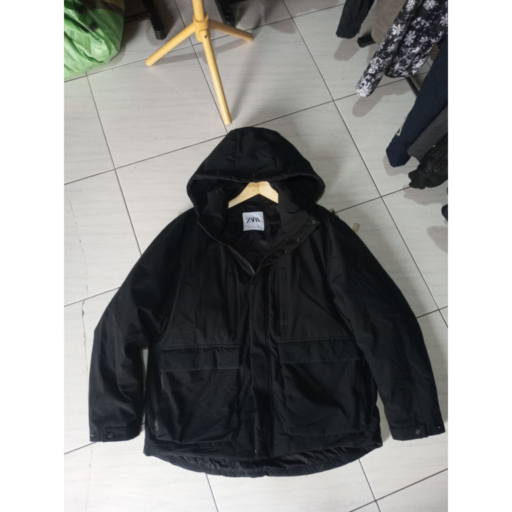 JAKET BULU ANGSA ZARA BERHOODIE.