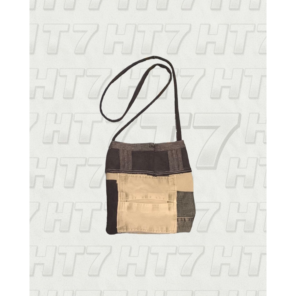 HT7 Patchwork Sling Tote Bag
