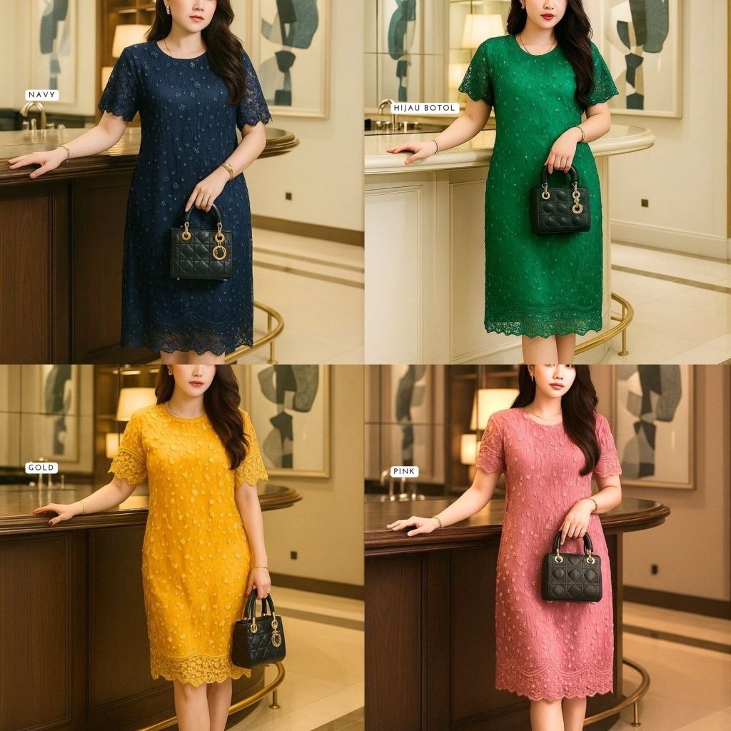 Dres tile bordir premium mewah