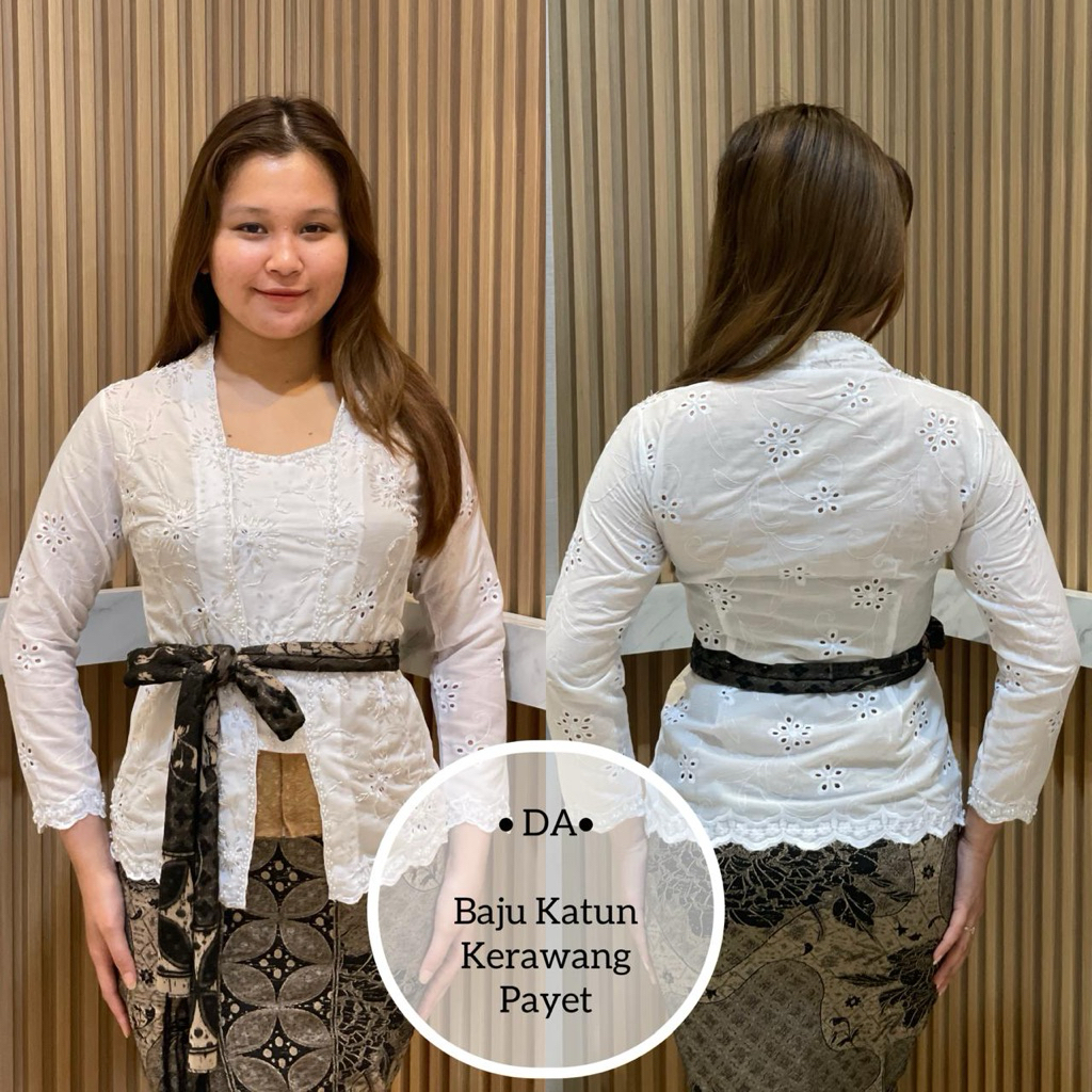 kain kebaya kerawang payet