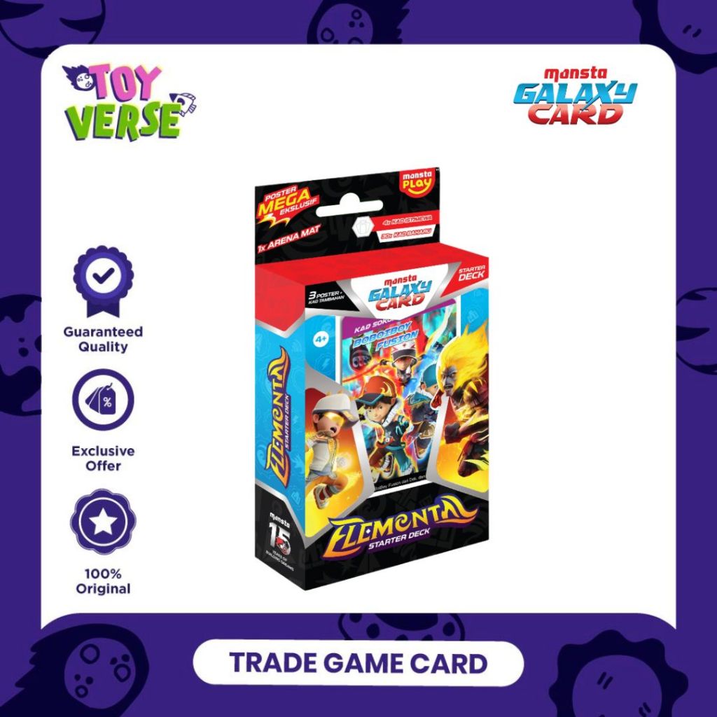 Gramedia Toyverse - TCG Boboiboy Starter Deck Elemental