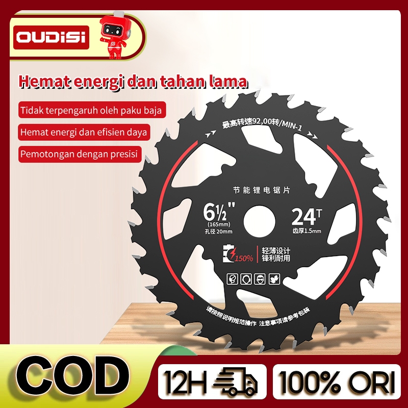 OUDISI Mata Gergaji Potong Gerinda Listrik Circular Saw Blade Lithium Hemat Energi Tajam 5-6inch