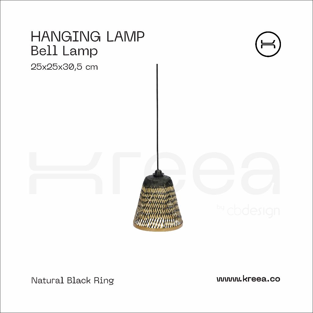 Hanging Lamp - Bell Lamp - Handmade 100%