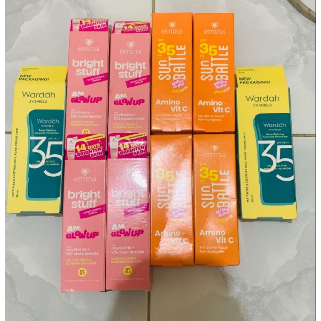 Produk Skincare Emina & Wardah Combo Set