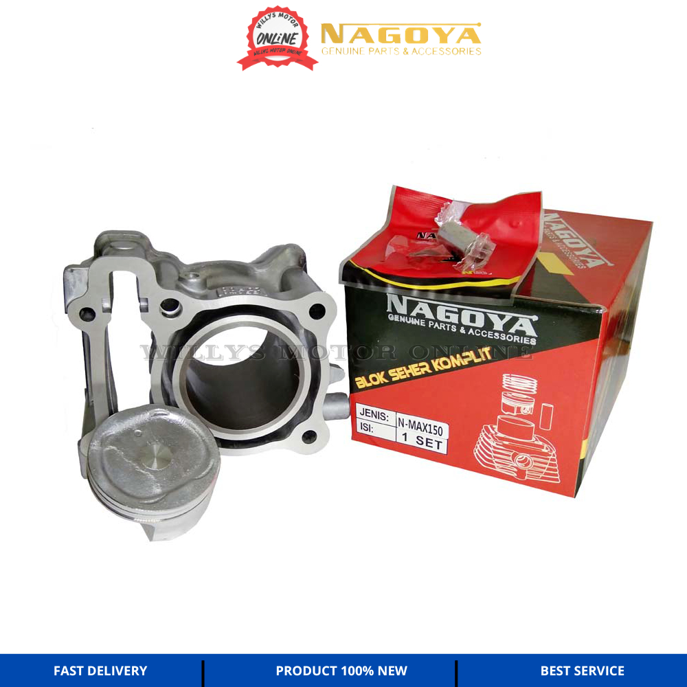 Blok seher Nmax Set Piston NAGOYA / Boring Nmax Set seher