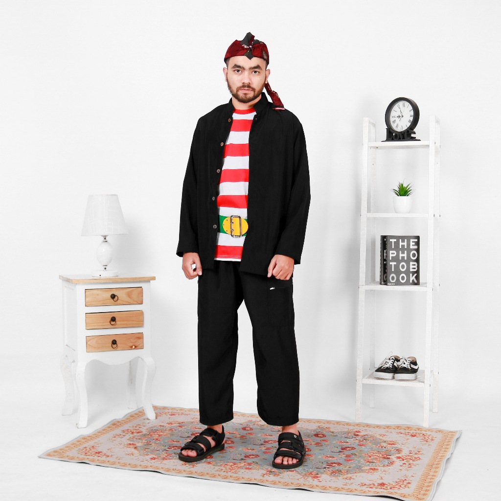 FULLSET Baju Sakera Madura Dewasa FREE KUMIS/ Baju Adat Madura tradisional Dewasa
