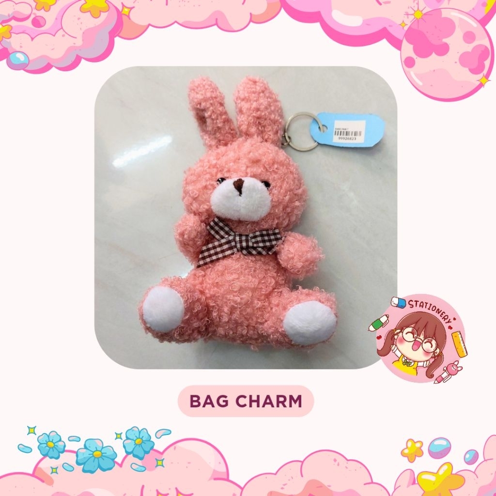 Keychain Rabbit | Bagcharm Rabbit | Gantungan Kunci Rabbit | Ganci Kelinci