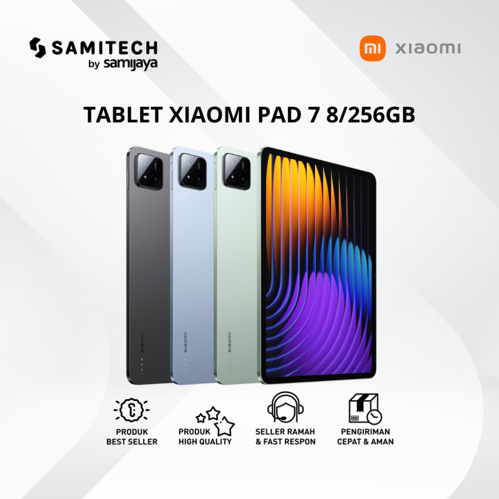 TABLET XIAOMI PAD 7 8/256GB RAM 8GB PENYIMPANAN 256GB BERGARANSI