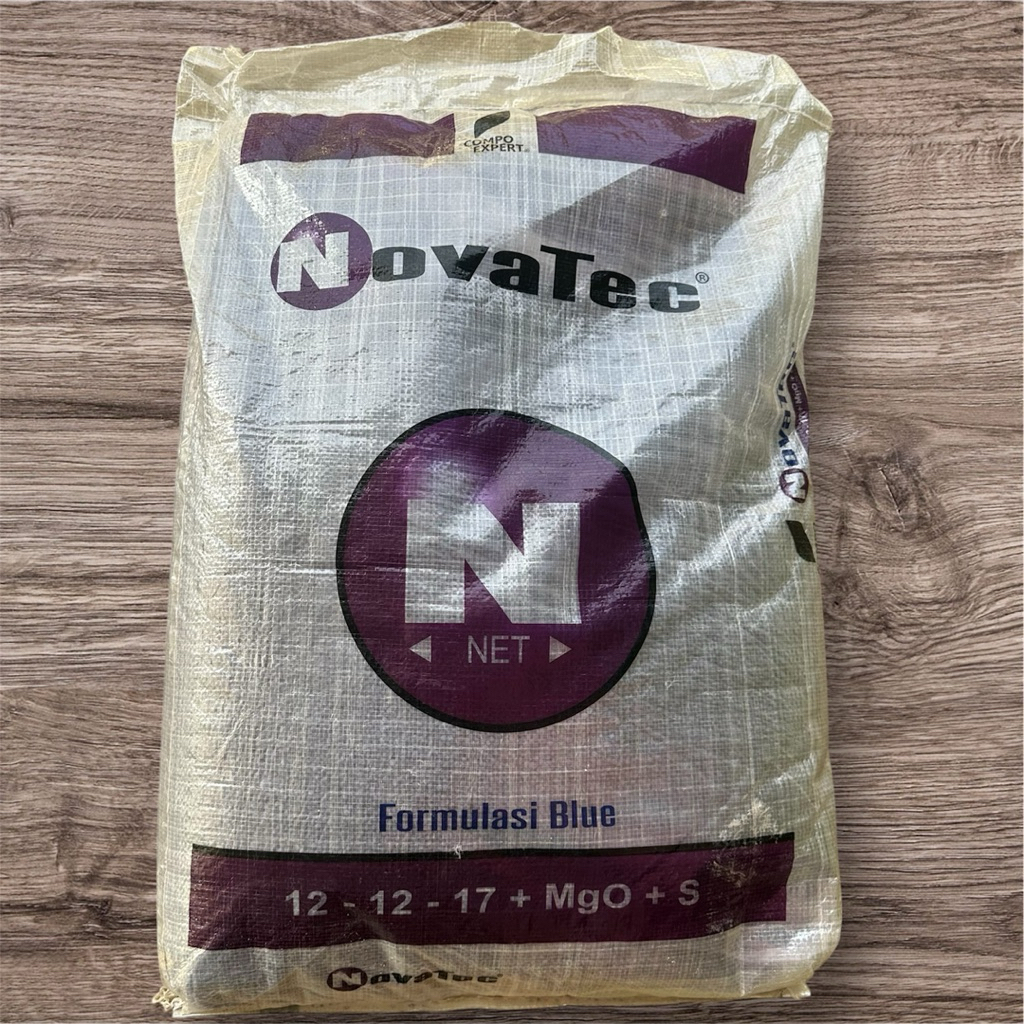 PUPUK NOVATEC BLUE 12-12-17+MGO+S 25 Kg dari BHEN MAYER