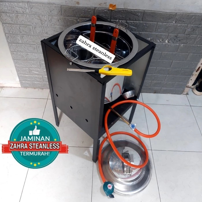 Dandang mie ayam fullset plus meja Panci mie ayam lengkap Dandang mie ayam lubang 2 lubang 3 lubang 