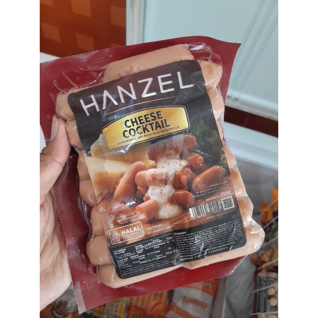 HANZEL Sosis cocktail cheese, sosis lumer, sosis keju
