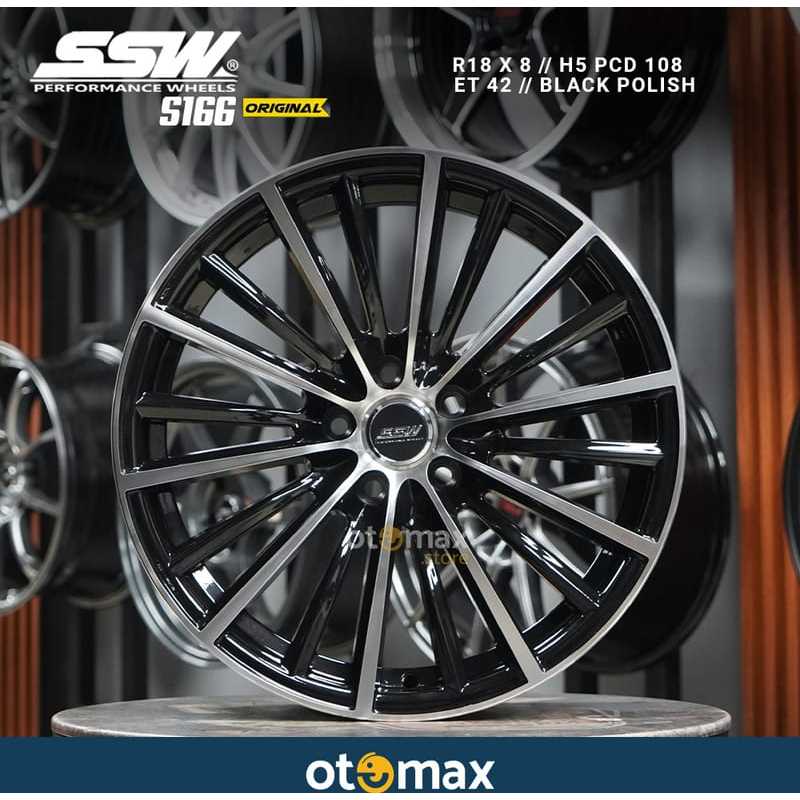 Velg Mobil SSW S166 Original Ring 18 Black Polish