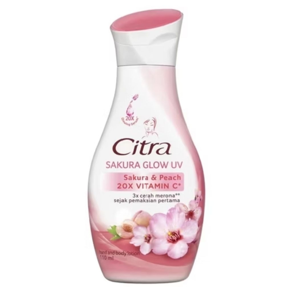 Citra Sakura Glow UV Sakura & Peach 10X Vitamin C 120 ML