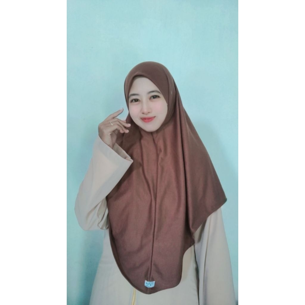 JILBAB NAJWA NON PET BAHAN KAOS