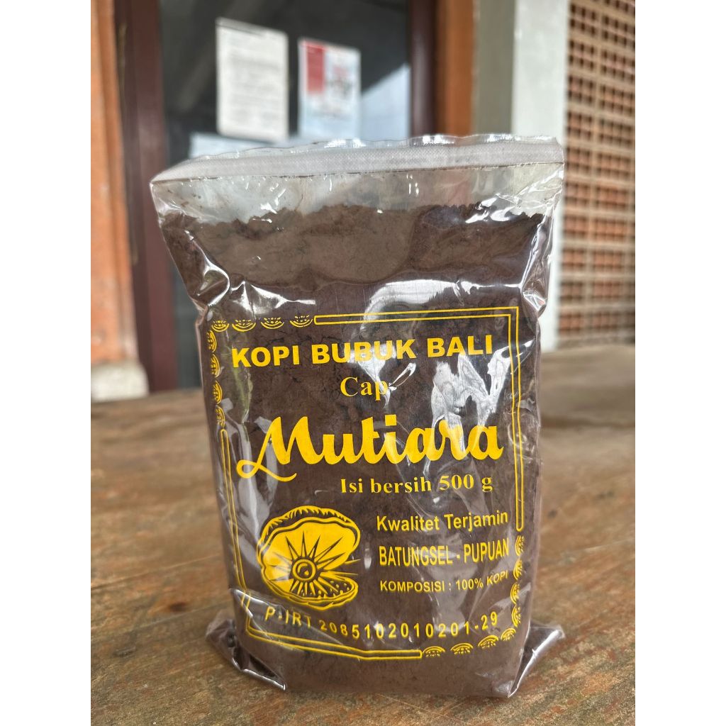 Kopi Bubuk Bali Cap Mutiara Batungsel Pupuan