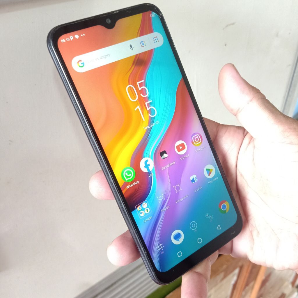 Unit hp Infinix Smart 4 X653c 2/32GB Second Minus lcd ada hitam tapi normal selebihnya baca deskrips
