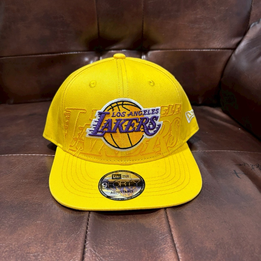 TOPI MLB 9 FORTY LAKERS YELLOW BORDIR UNISEX