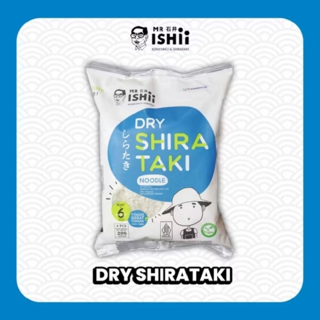 Ambico Mie Shirataki 200 gr / Beras Shirataki 250gr Mr Ishii Konnyaku Rice
