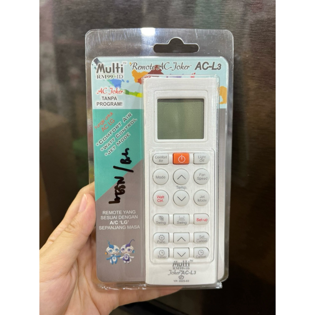 REMOT AC LG - REMOT KHUSUS AC LG - REMOT AC LG TANPA PROGRAM - REMOTE AC MURAH