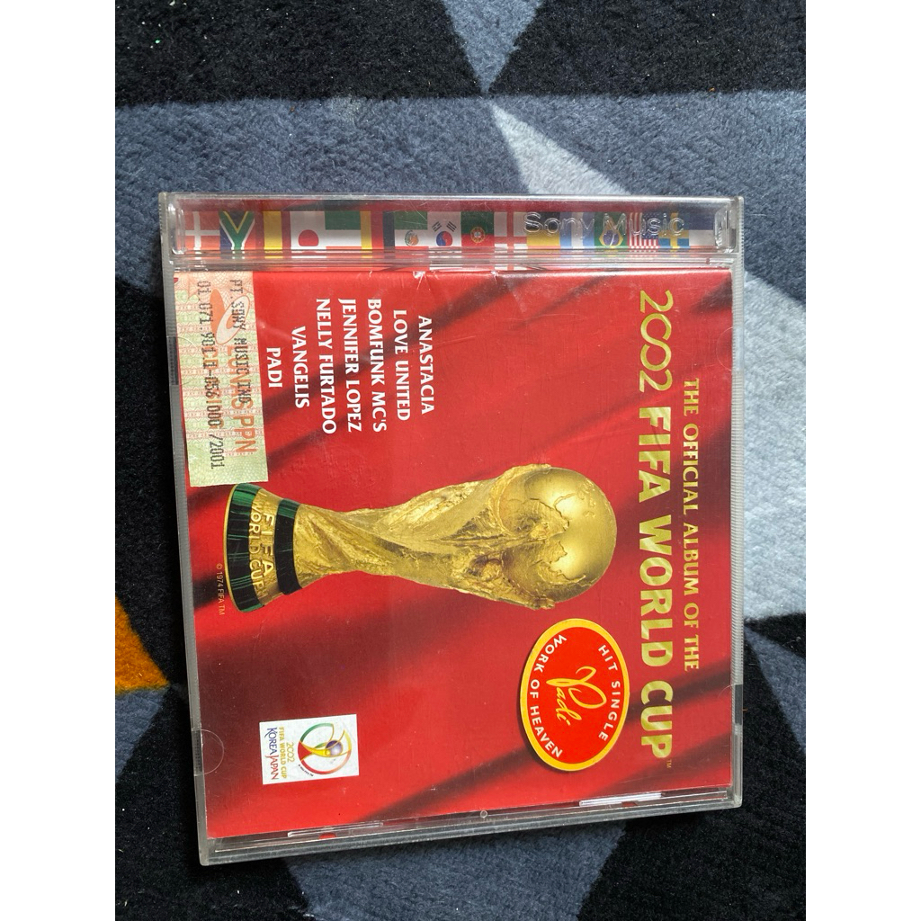 kaset cd audio original the official album 2002 FIFA WORLD CUP