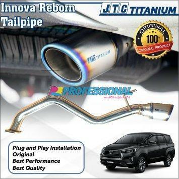 Exhaust Knalpot JTC titanium Tailpipe Innova Reborn Fortuner 16-22 VRZ