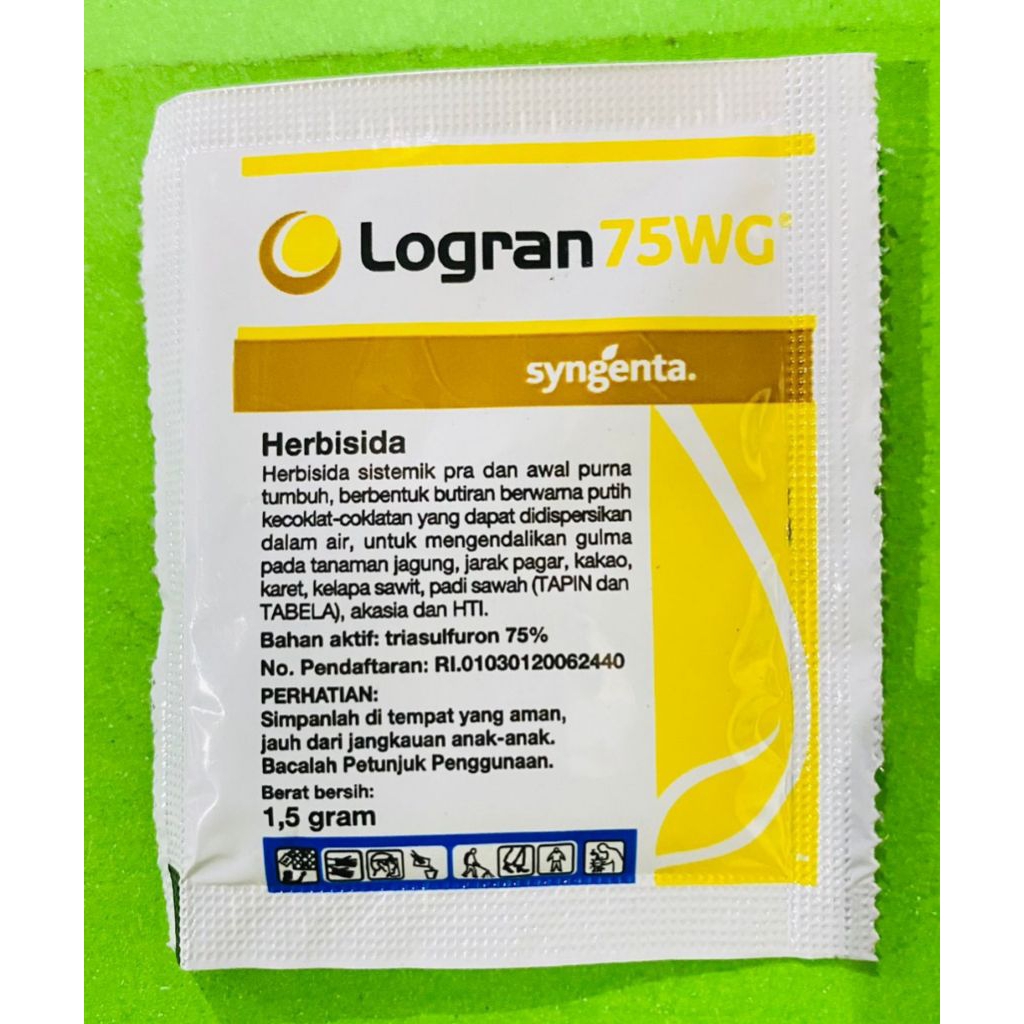 Herbisida LOGRAN 75WG 1,5gram dr Syngenta terbaikk