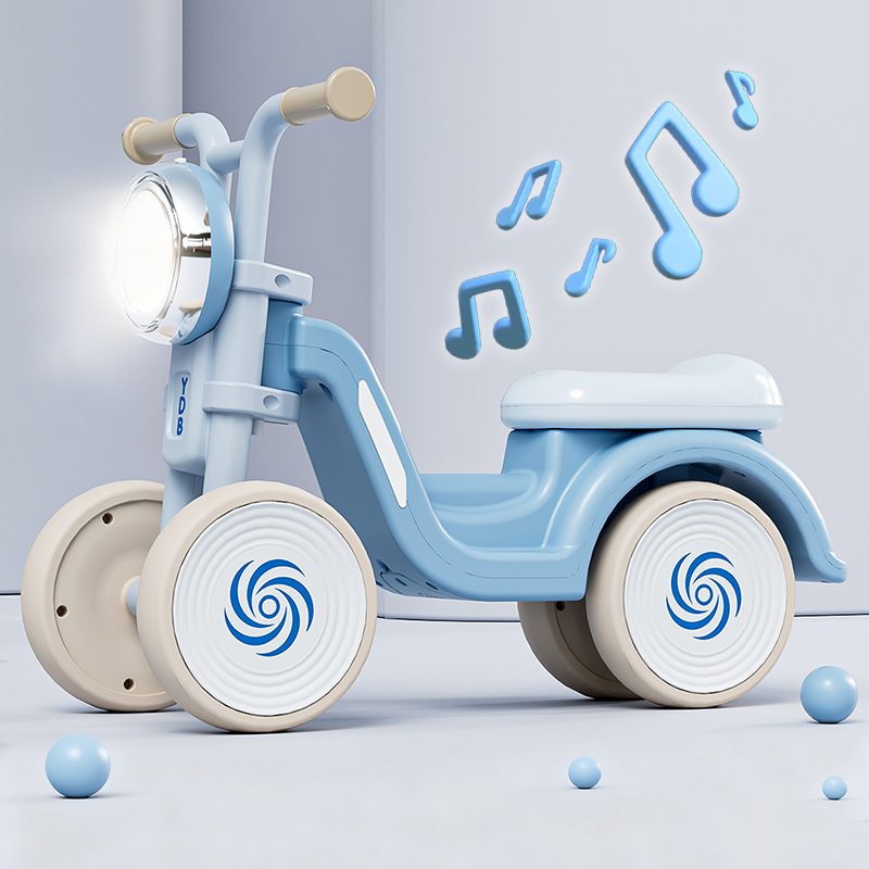 Sepeda Anak Roda 4 ada Musik dan Lampu Sepeda Anak Usia 2-5 tahun Roda 4 Sepeda Roda 4